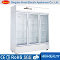 Double Doors High Quality Upright Ice Cream Refrigerator